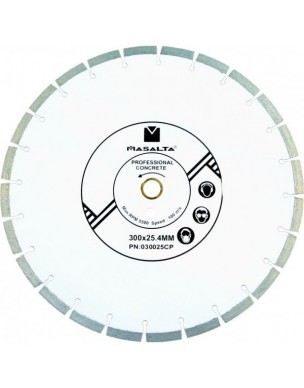 Disc diamantat pt beton sudat cu laser Masalta 300X25.4mm